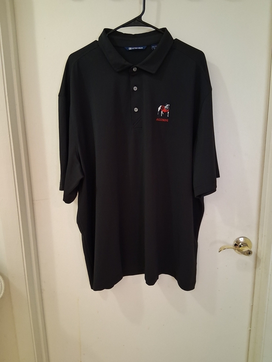 Cutter & Buck Other - University Of Georgia Alumni Cutter & Buck DryTec Big & Tall 3XL Black Polo